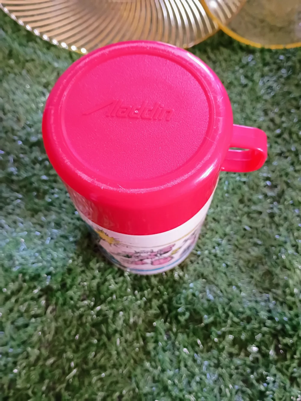Thermos Red and White Transformers Graphic Drink Thermos